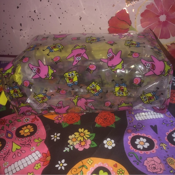 Nickelodeon SpongeBob SquarePants makeup cosmetic bag - Picture 6 of 7